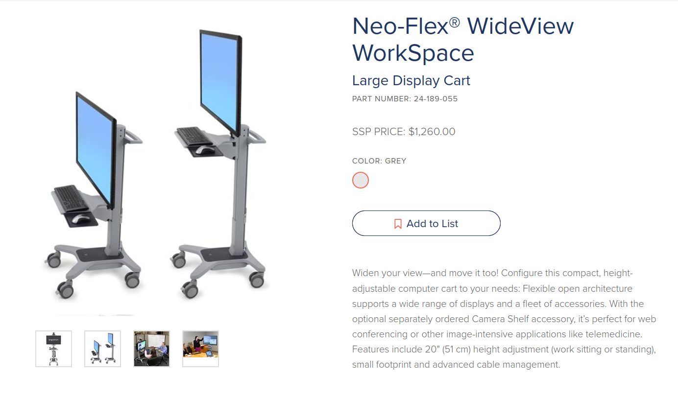 Neo-Flex® WideView WorkSpace