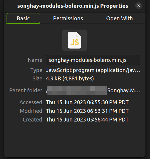 songhay-modules-bolero.min.js Properties