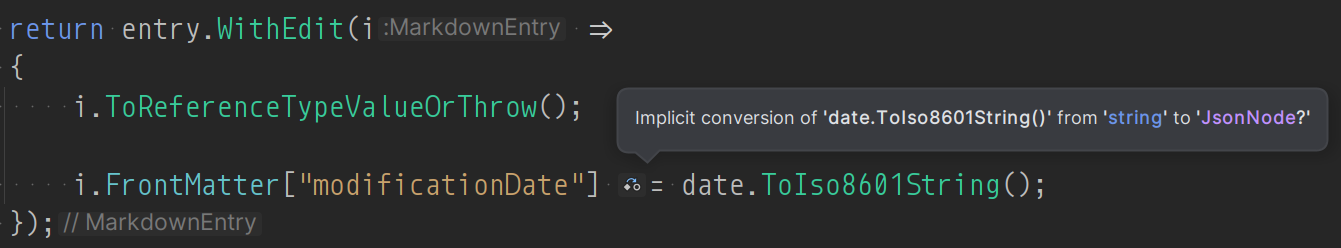 JetBrains hint