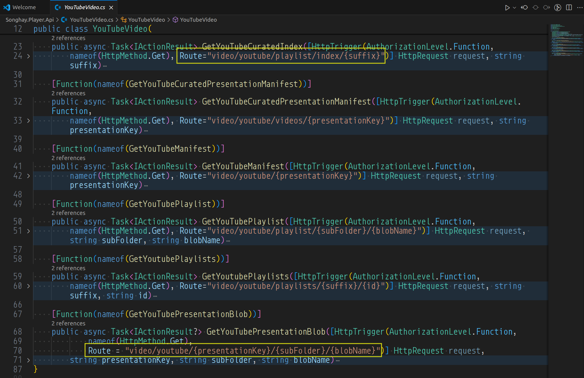 Azure Functions class in JetBrains Rider