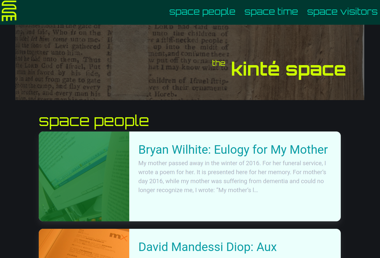 kintespace.com Index page
