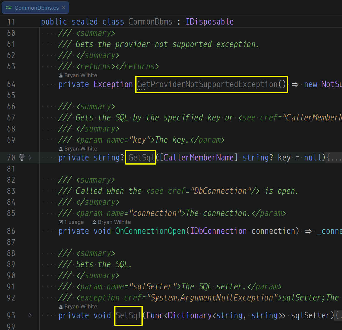 class CommonDbms